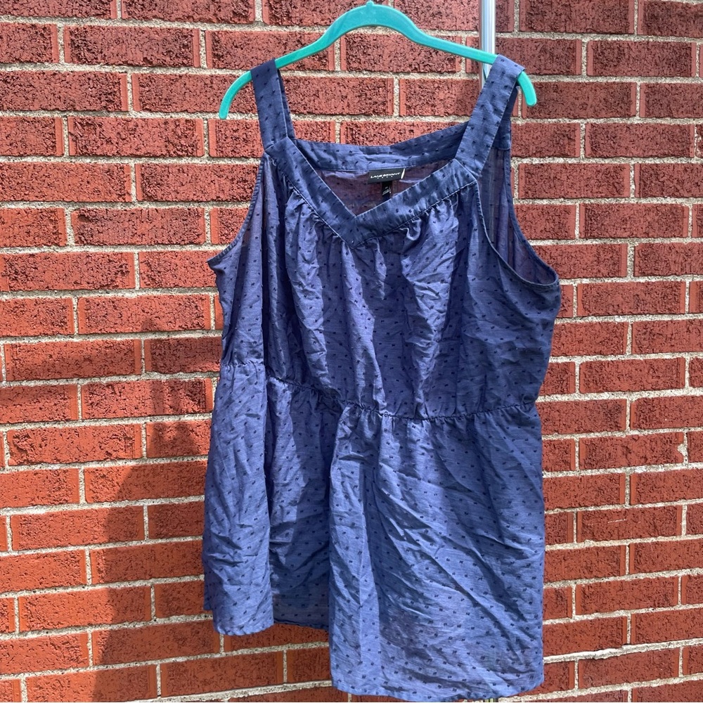 Lane Bryant Navy Plus Size 20 Tanktop
